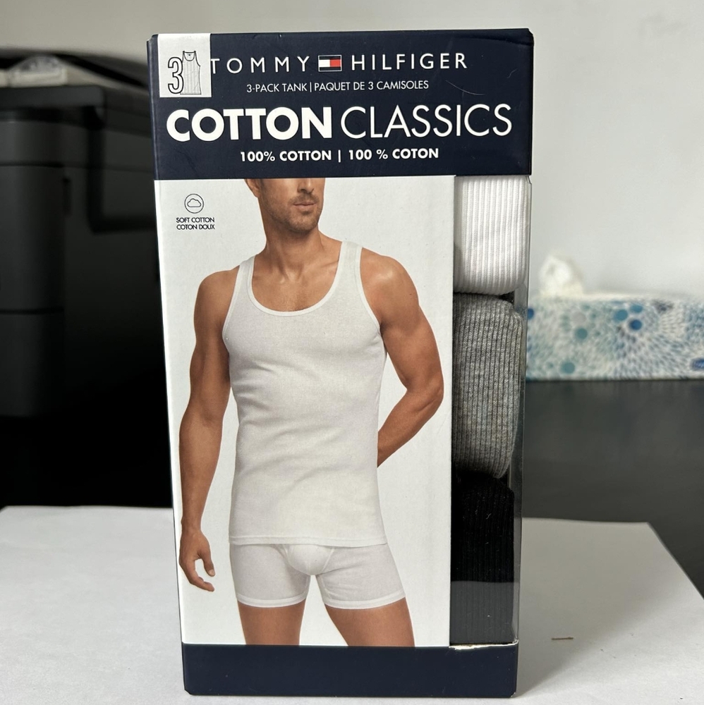 Tommy Hilfiger men's 3 pack tank size L